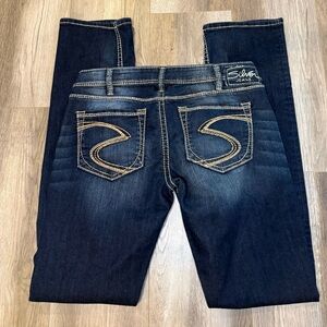 Silver Berkley Straight Leg Jeans 30/34